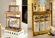 مدل استند چوبی برای پاسماوری + اشپزخانه خاص با مدل استند چوبی برای پاسماوری