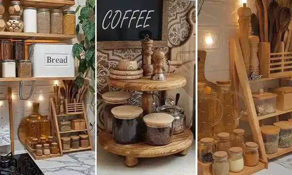 مدل استند چوبی برای پاسماوری + اشپزخانه خاص با مدل استند چوبی برای پاسماوری