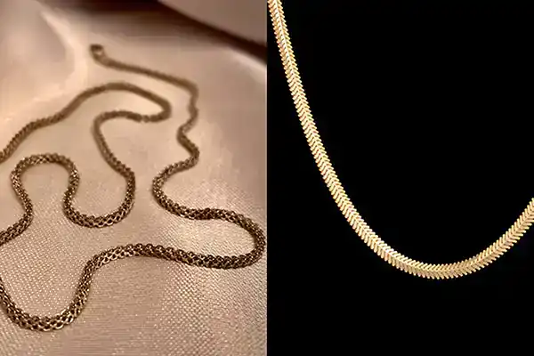 مدل زنجیر دیسکو طلا + مدل جدید زنجیر دیسکو طلا ترکیبی از سبک کلاسیک و بافت