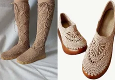 مدل کفش بافتنی +جدید ترین مدل کفش بافتنی سال