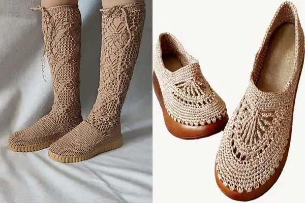 مدل کفش بافتنی +جدید ترین مدل کفش بافتنی سال