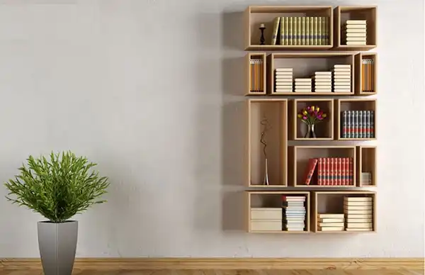 مدل کتابخانه دیواری شیک + مدرن ترین مدل کتابخانه دیواری شیک