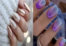 مدل لاک اکلیلی + جدید ترین و ترند ترین مدل لاک اکلیلی برای ناخن های زیبای شما