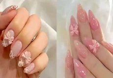 مدل ناخن پاپیونی + ترندترین مدل ناخن پاپیونی برای مراسم خاص