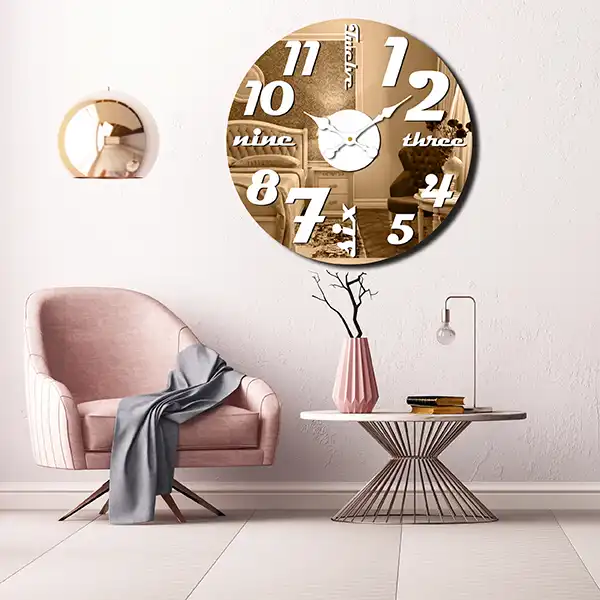 مدل ساعت دیواری اینه ای+ شیک ترین مدل ساعت دیواری اینه ای امسال