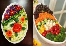 مدل سالاد بیضی + جدید ترین تزیین مدل سالاد بیضی