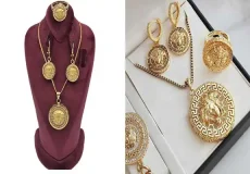 مدل سرویس طلای ورساچه زنانه + شیک ترین مدل سرویس طلای ورساچه زنانه ترند سال