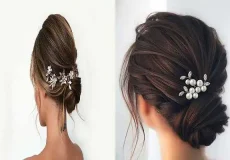 مدل شینیون موی کوتاه + زیباترین مدل شینیون موی کوتاه برای استایل خاص