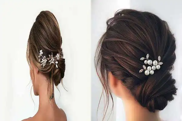 مدل شینیون موی کوتاه + زیباترین مدل شینیون موی کوتاه برای استایل خاص