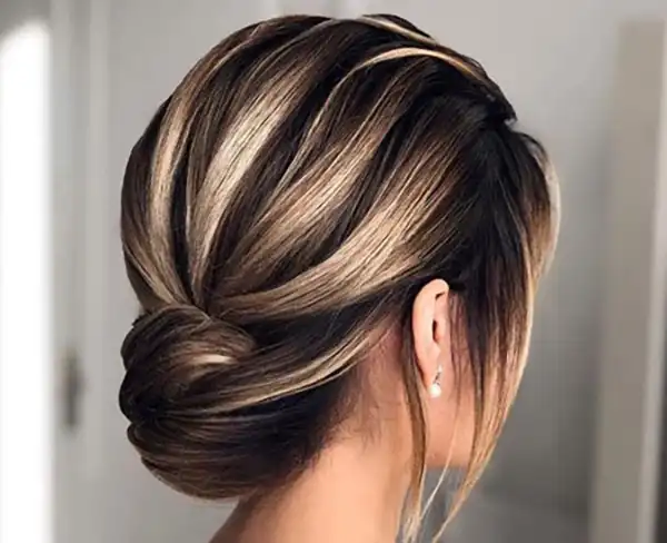 مدل شینیون موی کوتاه + زیباترین مدل شینیون موی کوتاه برای استایل خاص