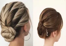 مدل شینیون اروپایی ساده + جدید ترین مدل شینیون اروپایی ساده سال