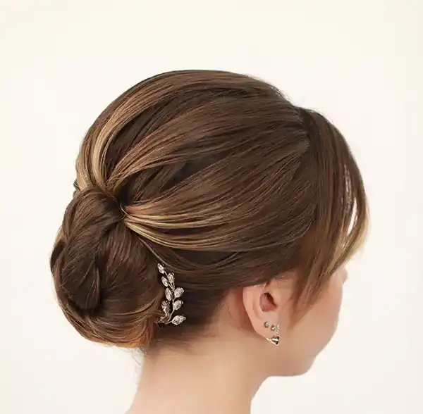 مدل شینیون اروپایی ساده + جدید ترین مدل شینیون اروپایی ساده سال