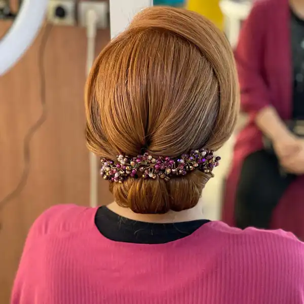 مدل شینیون اروپایی ساده + جدید ترین مدل شینیون اروپایی ساده سال