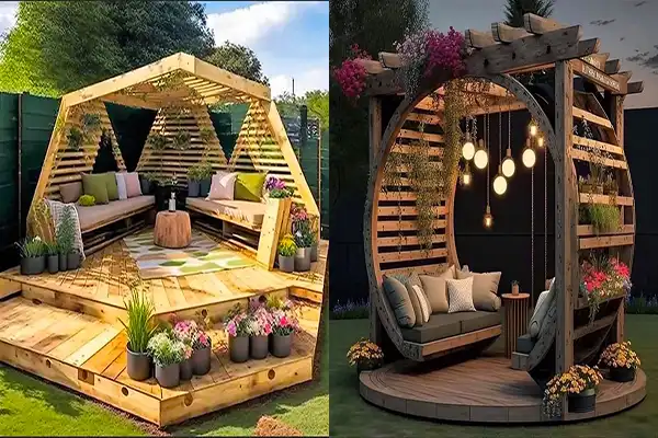 مدل آلاچیق ساده و شیک + فضای صمیمانه و دلنشین با مدل آلاچیق ساده و شیک