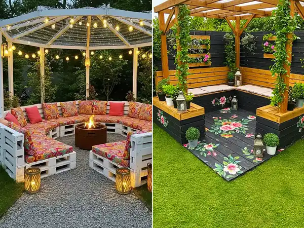 مدل آلاچیق ساده و شیک + فضای صمیمانه و دلنشین با مدل آلاچیق ساده و شیک