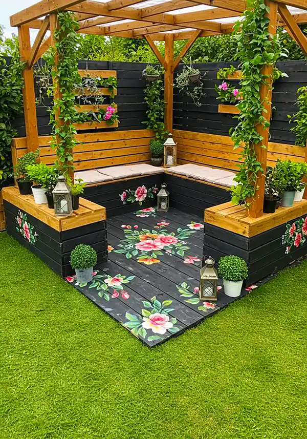 مدل آلاچیق ساده و شیک + فضای صمیمانه و دلنشین با مدل آلاچیق ساده و شیک