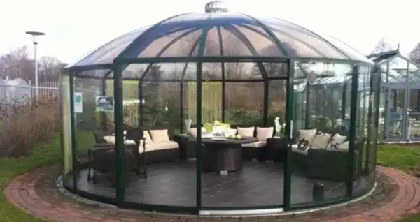 مدل آلاچیق شیشه ای + مدل آلاچیق شیشه ای و ایجاد روف گاردن خاص و یونیک