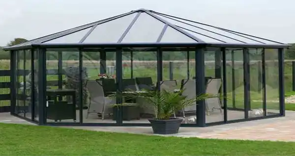 مدل آلاچیق شیشه ای + مدل آلاچیق شیشه ای و ایجاد روف گاردن خاص و یونیک