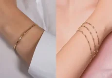 مدل النگو باریک + جز جدایی‌ناپذیر زیورآلات طلا در بین خانم‌ها مدل النگو باریک شیک