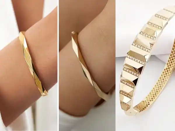 مدل النگو باریک + جز جداییناپذیر زیورآلات طلا در بین خانمها مدل النگو باریک شیک