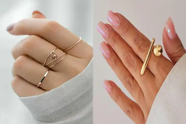 مدل انگشتر بدل دخترانه + مدل انگشتر بدل دخترانه در رنگ‌ و طرح متنوع و خاص