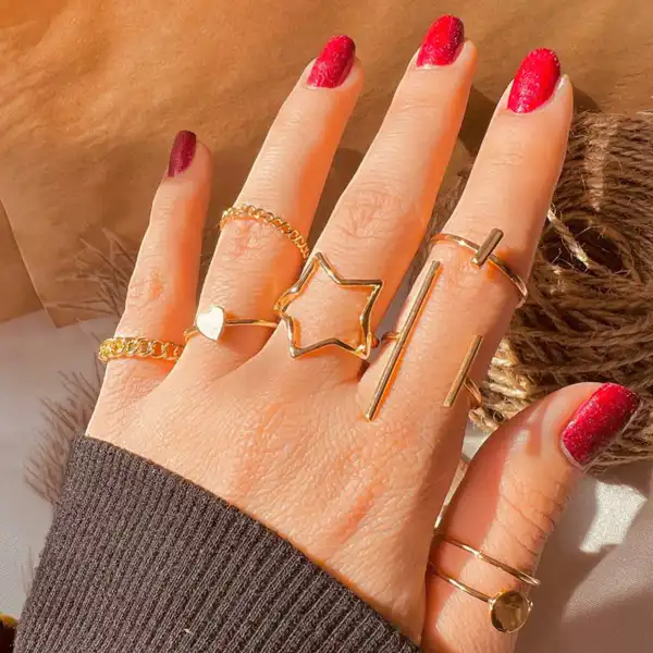 مدل انگشتر بدل دخترانه + مدل انگشتر بدل دخترانه در رنگ‌ و طرح متنوع و خاص