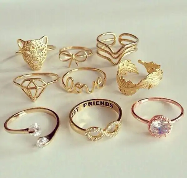 مدل انگشتر بدل دخترانه + مدل انگشتر بدل دخترانه در رنگ‌ و طرح متنوع و خاص