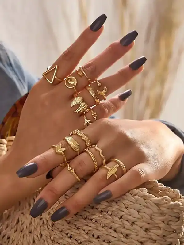 مدل انگشتر بدل دخترانه + مدل انگشتر بدل دخترانه در رنگ‌ و طرح متنوع و خاص