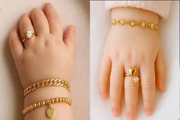 مدل انگشتر بچه گانه + مدل انگشتر بچه گانه با ظرافت و جذابیتی خاص کودکانه