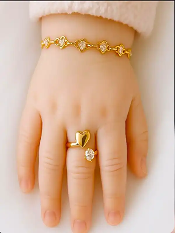 مدل انگشتر بچه گانه + مدل انگشتر بچه گانه با ظرافت و جذابیتی خاص کودکانه