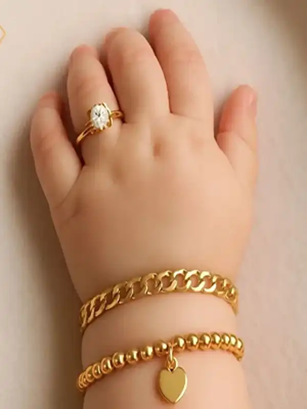 مدل انگشتر بچه گانه + مدل انگشتر بچه گانه با ظرافت و جذابیتی خاص کودکانه