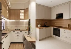 مدل آشپزخانه ال جدید + فضایی جمع و جور و لوکس با مدل آشپزخانه ال جدید