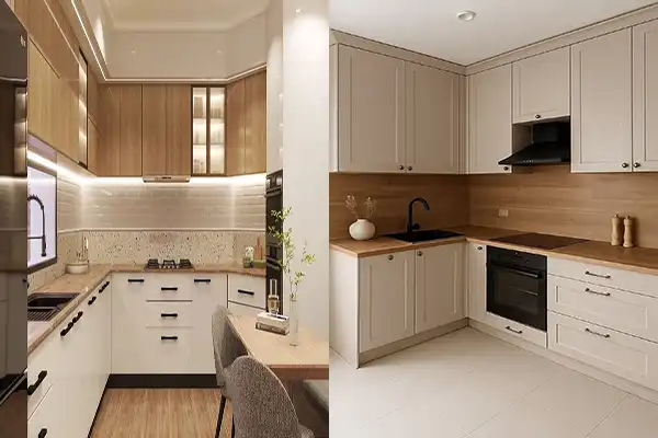 مدل آشپزخانه ال جدید + فضایی جمع و جور و لوکس با مدل آشپزخانه ال جدید