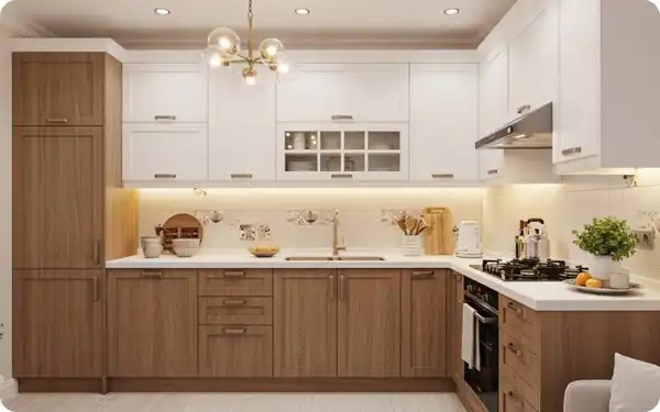 مدل آشپزخانه ال جدید + فضایی جمع و جور و لوکس با مدل آشپزخانه ال جدید