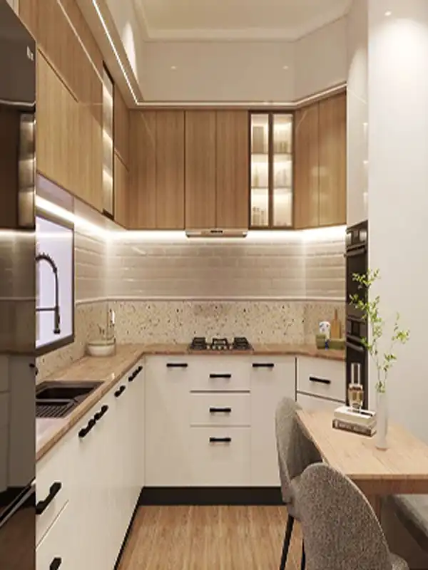 مدل آشپزخانه ال جدید + فضایی جمع و جور و لوکس با مدل آشپزخانه ال جدید