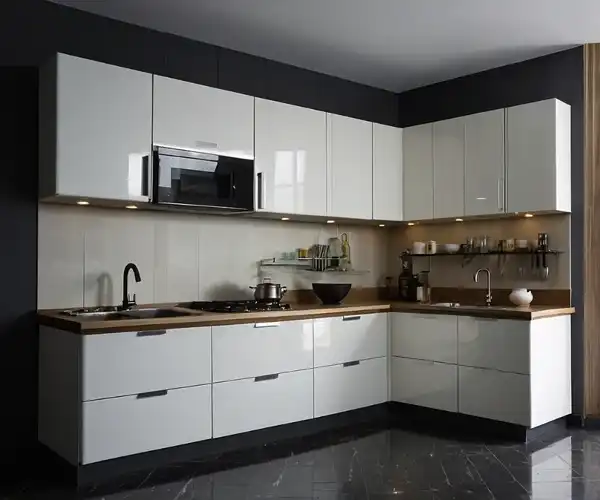 مدل آشپزخانه ال جدید + فضایی جمع و جور و لوکس با مدل آشپزخانه ال جدید