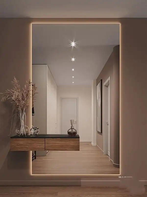 مدل آینه برای راهرو + ورودی منزل منحصربفرد و چشمگیر با مدل آینه جذاب راهرو