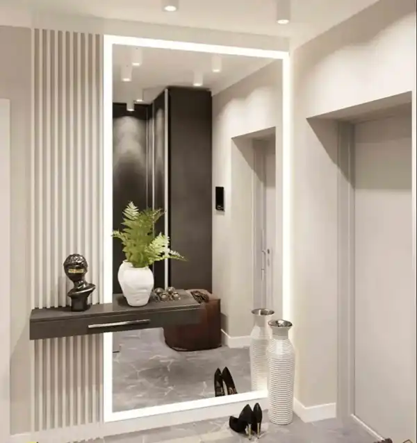 مدل آینه برای راهرو + ورودی منزل منحصربفرد و چشمگیر با مدل آینه جذاب راهرو