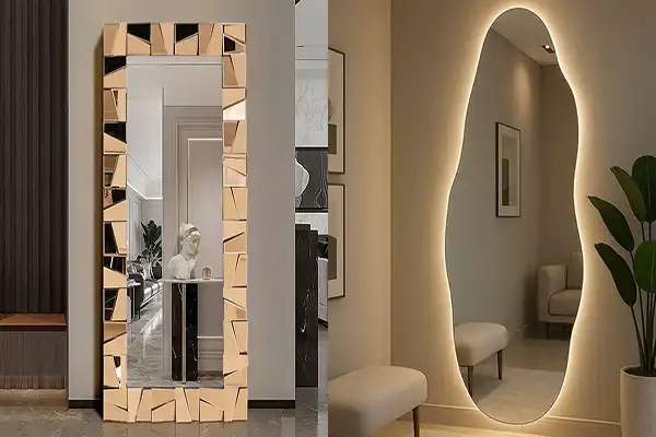 مدل آینه برای پذیرایی + مدل آینه برای زیبا سازی فضای پذیرایی