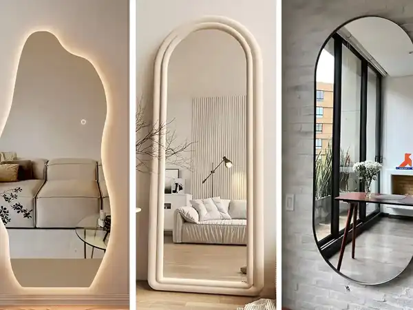 مدل آینه برای پذیرایی + مدل آینه برای زیبا سازی فضای پذیرایی