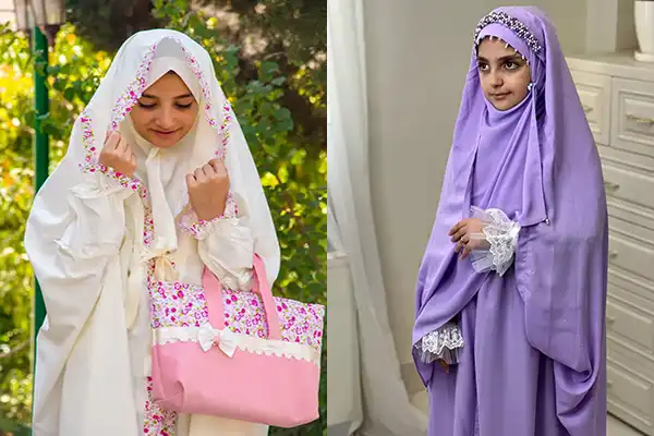 مدل چادر نماز جشن تکلیف + مدل چادر نماز جشن تکلیف برای جشنی به یاد ماندنی