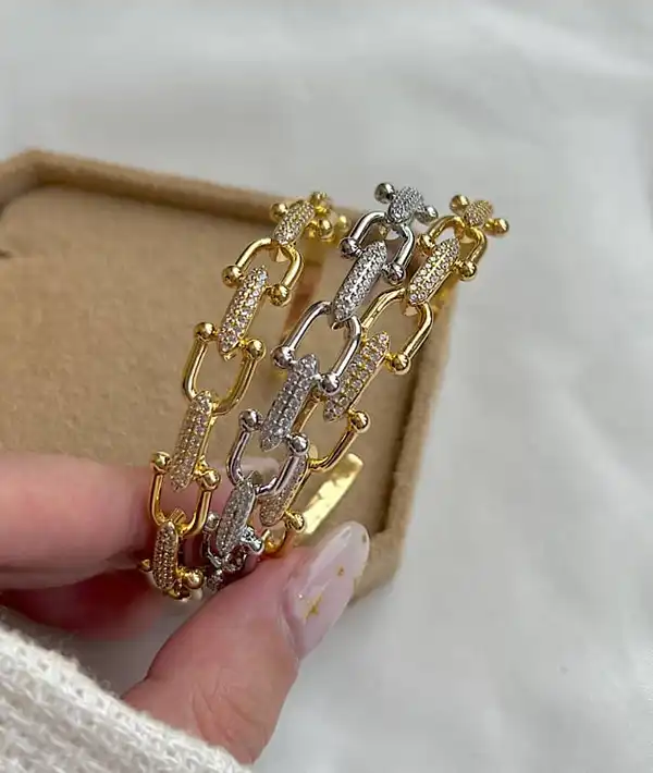 مدل دستبند تیفانی طلا + مدل جدبد و ترند دستبند تیفانی طلا نمادی از عشق و ارزش