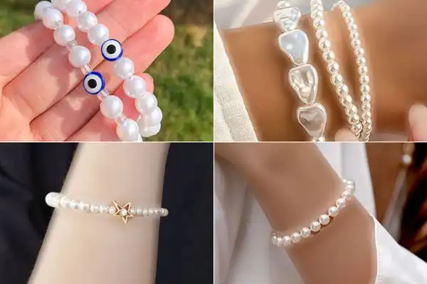 مدل دستبند مرواریدی دست ساز + مدل دستبند مرواریدی دست ساز نمادی از زیبایی