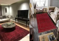 مدل دکوراسیون با فرش قرمز + جذاب ترین مدل دکوراسیون با فرش قرمز که حس زندگی و خوبی به شما می دهد