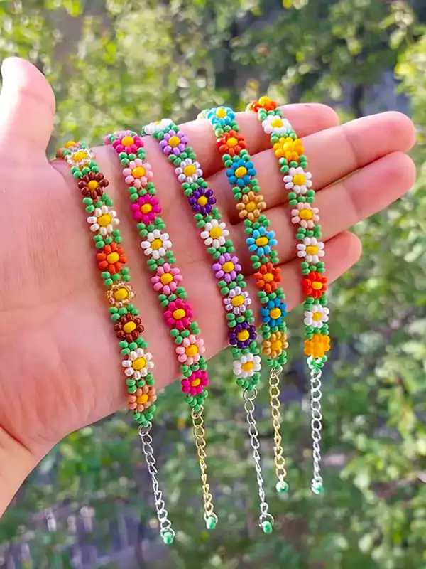 مدل دستبند با مهره های رنگی + طرح های خاص پسند مدل دستبند با مهره های رنگی