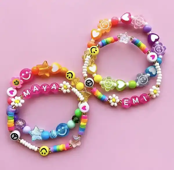 مدل دستبند با مهره های رنگی + طرح های خاص پسند مدل دستبند با مهره های رنگی