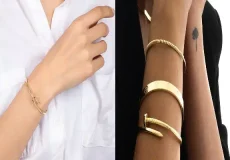 مدل دستبند طلای قفلی + جذابیتی بینظیر از ظرافت در مدل دستبند طلای قفلی شیک