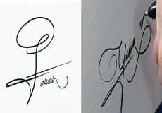 مدل امضا لاکچری + ماندگاری شکیل و زیبا از خودتان با مدل امضا لاکچری