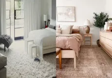 مدل فرش اتاق خواب + مدل فرش اتاق خواب و ایجاد حس گرمای بصری و لمس نرم