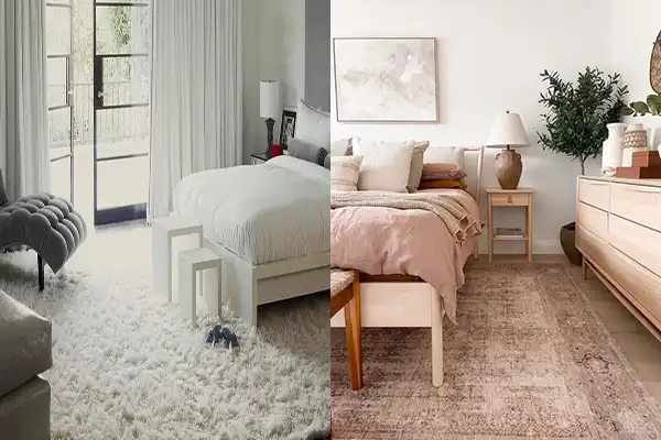 مدل فرش اتاق خواب + مدل فرش اتاق خواب و ایجاد حس گرمای بصری و لمس نرم